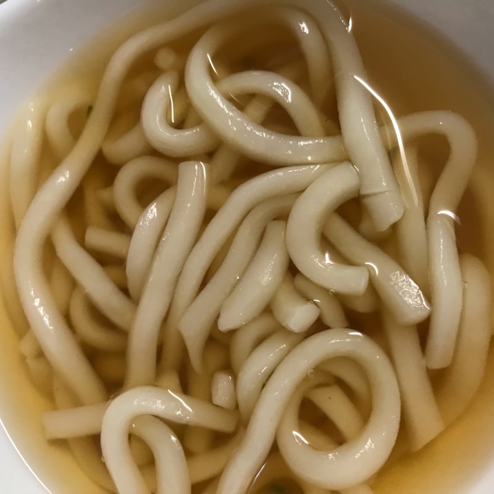 娘が喜ぶ 子供用甘口素うどん